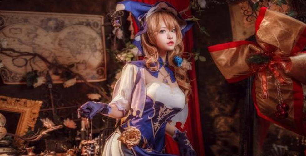 COS:"Genshin Impact" Lisa, the goddess of grace and charm, looks so beautiful that it makes people intoxicated