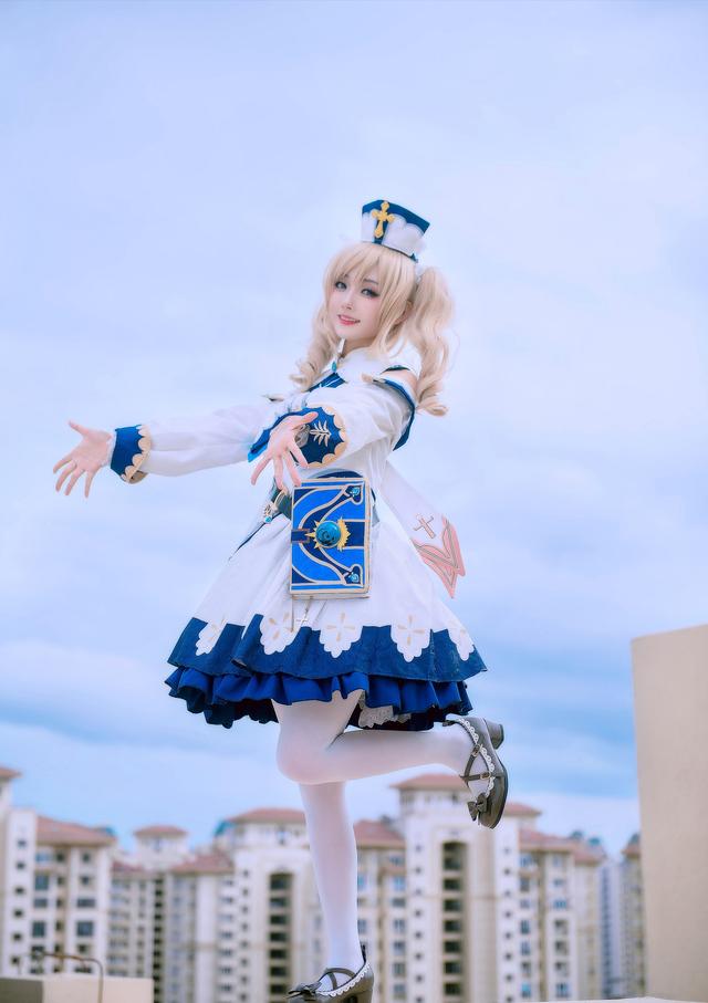 Super cute “Genshin Impact”Barbara cos, this adorable girl, stole my heart!