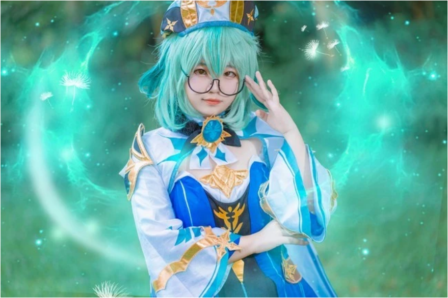 COS: Genshin Impact Sucrose,is so cute!