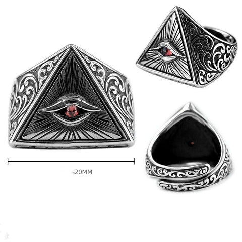 Insight into Everything Guardian Eye of God Ring Adjustable ring(Discount Product)