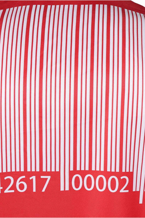 Slipknot: Joey Jordison Red Team Uniform Jumpsuit Set Outfits Cosplay Costume Halloween Carnival Suit