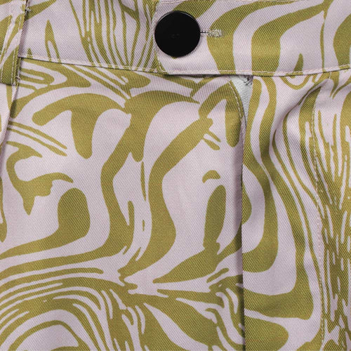 1970s Retro Vintage Disco Mid Waist Bell Bottom Super Flares Long Pants Printed Trousers Jazz Dance Halloween Carnival Suit