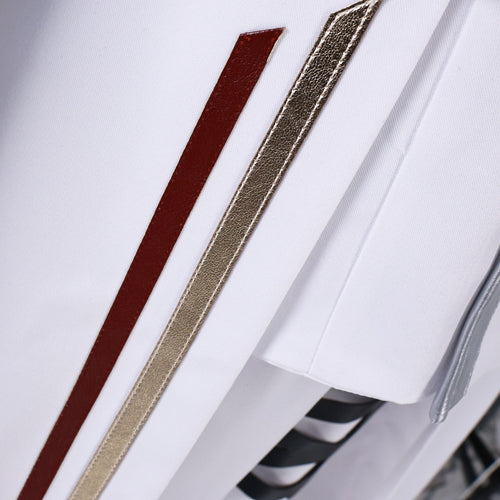 Love and Deepspace Costume Caleb Cosplay White Farspace Colonel Adult Male Suit