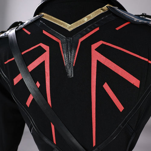 Love and Deepspace Costume Caleb Cosplay Black Farspace Colonel Male Suit