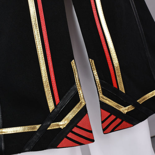 Love and Deepspace Costume Caleb Cosplay Black Farspace Colonel Male Suit