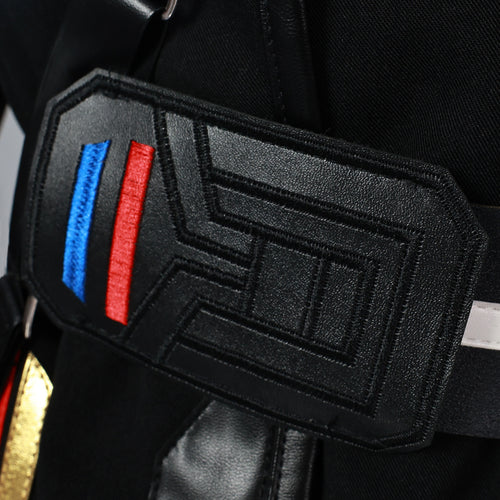 Love and Deepspace Costume Caleb Cosplay Black Farspace Colonel Male Suit