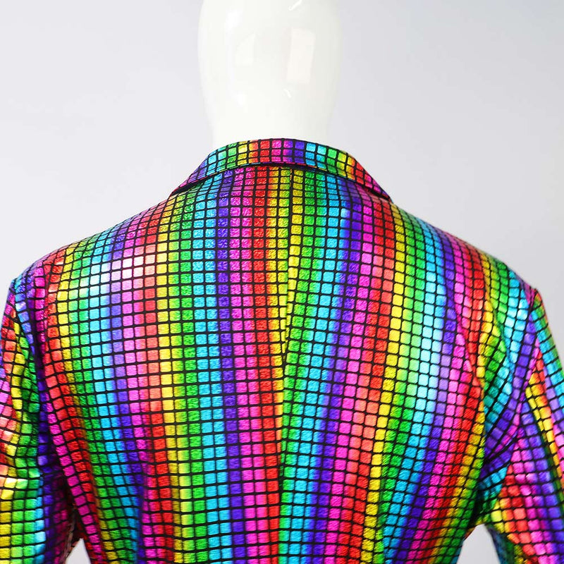 70S 80S Disco Cosplay Costume Outfits Halloween Carnival Party Suit