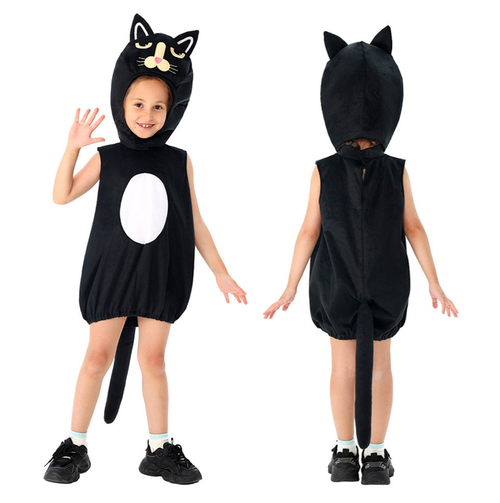 Halloween Costume Children's Black Cat Disguise For Unsiex Kids Halloween Costume
