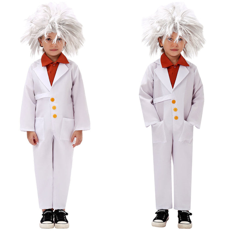 SeeCosplay Christmas 2023 Kids Children Physicist Scientist Cosplay Costume Outfits Halloween Carnival Suit