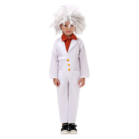 SeeCosplay Christmas 2023 Kids Children Physicist Scientist Cosplay Costume Outfits Halloween Carnival Suit BoysKidsCostume