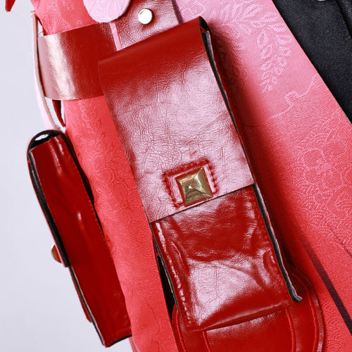 Wuthering Waves Costume Phrolova Women Red Dress Full Set Adult Female Halloween Carnival Suit