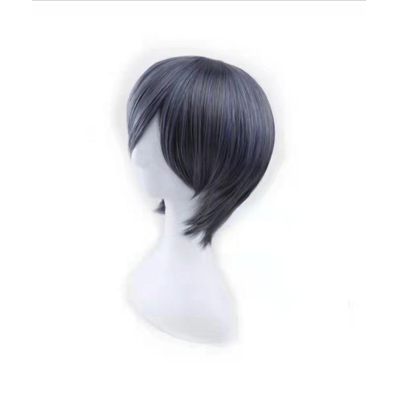 ï»?Black Butler Ciel Phantomhive  Cosplay Wig Heat Resistant Synthetic Hair Carnival Halloween Party Props