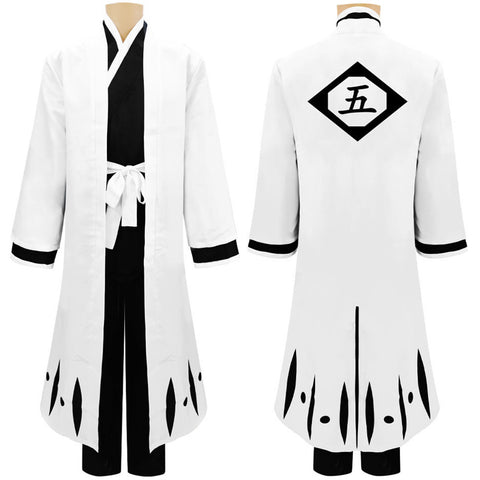 Bleach Aizen Sousuke Cosplay Costume Outfits Halloween Carnival Suit