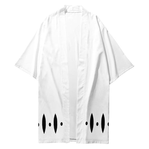 BLEACH Unohana Retsu Cloak Kimono Cardigan Robe Cospaly Costume Print Casual Coat