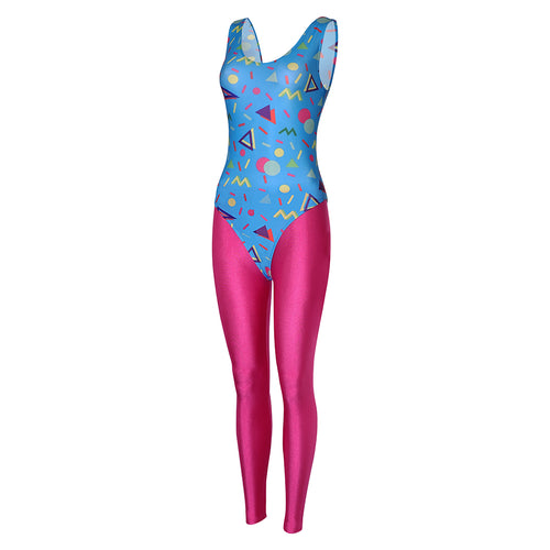 bodysuit Cosplay Costume Outfits Halloween Carnival Suit 80s women