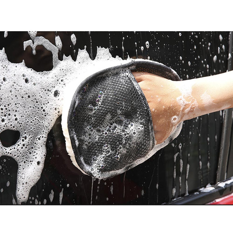 YuraYura car wash gloves Morton car wash mop bathrobe car wash towel / car wash supplies / car wash crossover / car wash sponge car wash tools car supplies easy to blister to prevent fluffy scratch gl