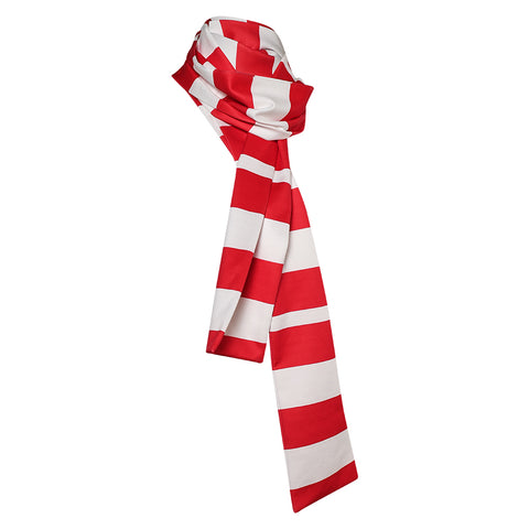 cos scarf The Cat in the Hat Cosplay Scarf Halloween Carnival Costume Accessories