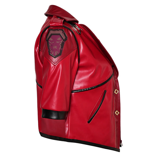 Cosplay Costume Outfits Halloween Carnival Suit red League of Legends Jacket Vi