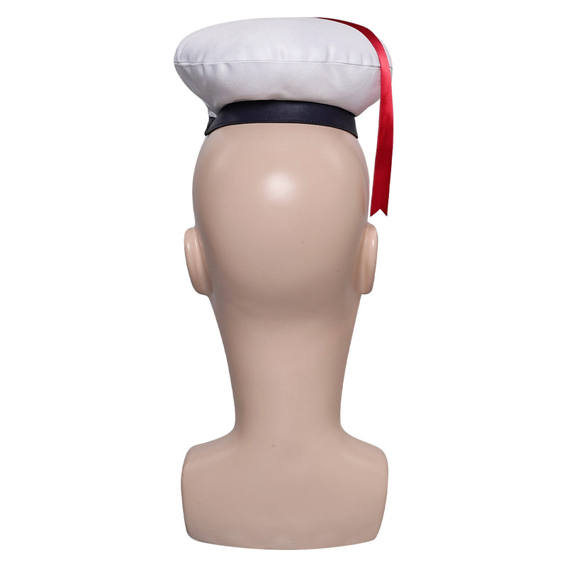 Cosplay Hat Cap Halloween Carnival Costume Accessories white hat Navy hat Stay Puft Marshmallow Man