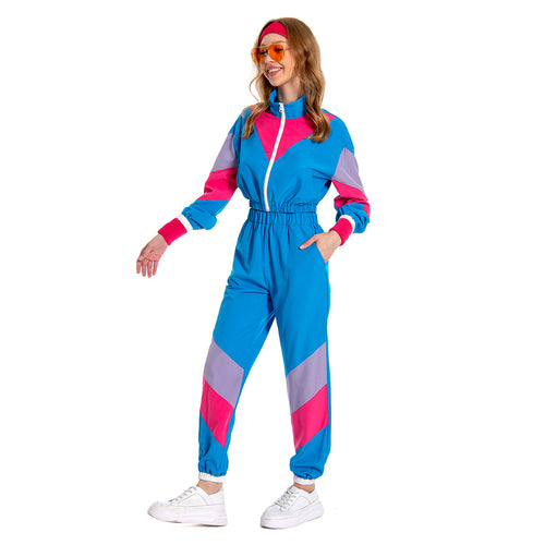 Costume Outfit Set for Adult 80s Workout Costume Halloween Cosplay Cosplay Costume Outfits Halloween Carnival Suit