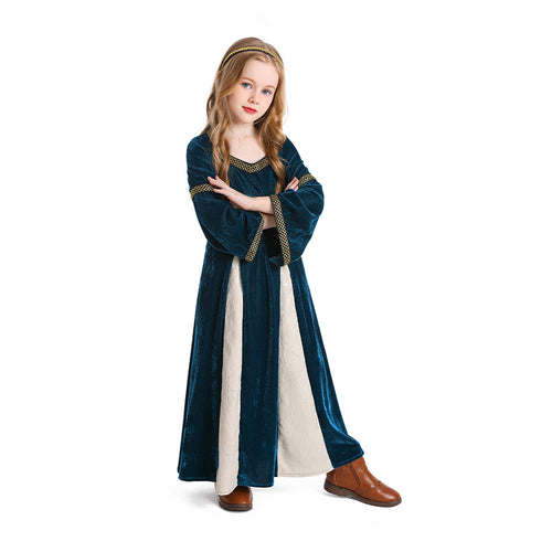 Court dress Cosplay Costume Outfits Halloween Carnival Suit