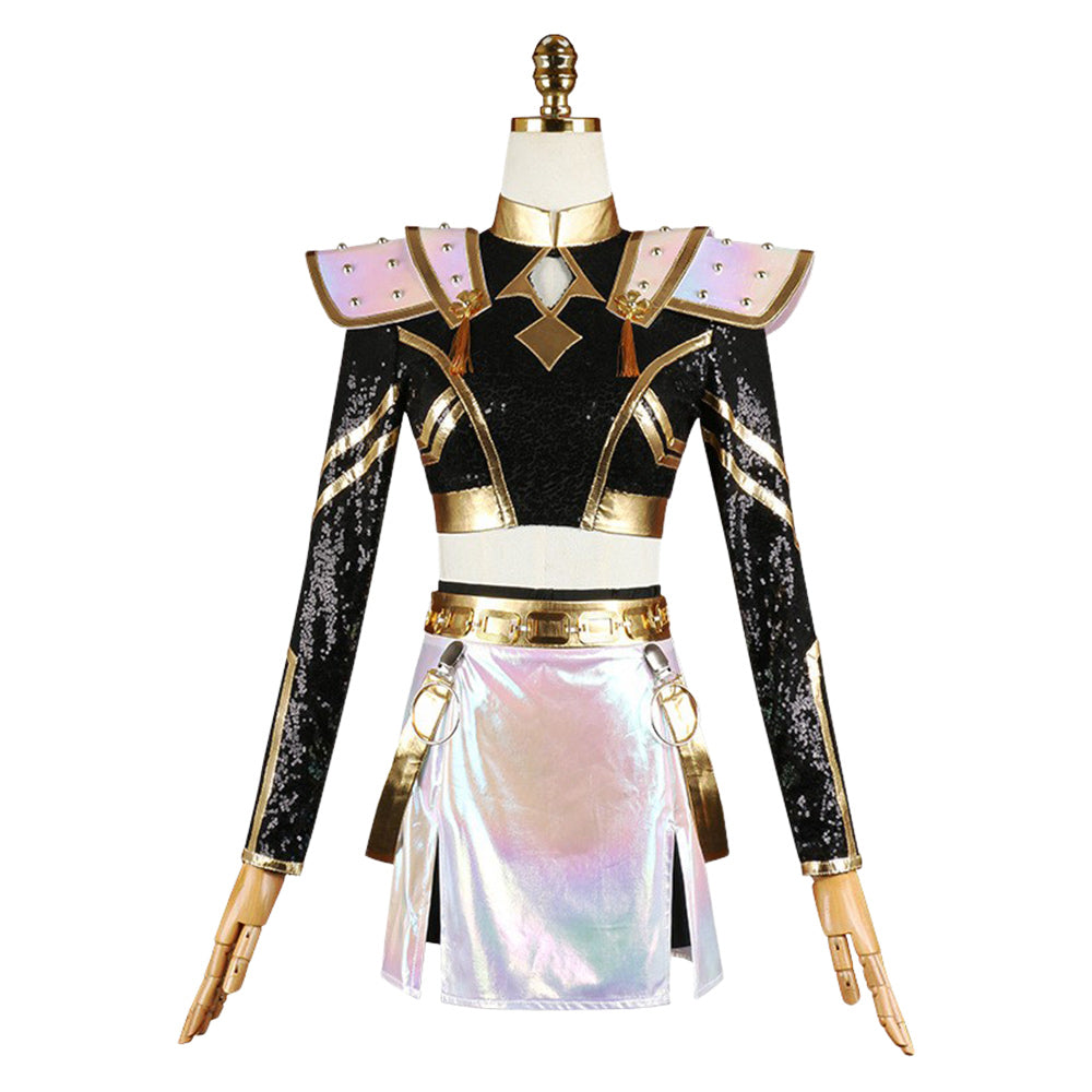 Costume Cosplay Anime Pour Fille Runkoyea Costume Anime Hunters Cosplay - Demon Cosplay Veste Short Et Perruque Costume De Chanteuse Pop Pour Filles Tenue D Christmas Cosplays Ensemble Complet Tenue De Scene Costume Cosplay Anime Pour Fille Runkoyea Costume Anime Hunters Cosplay - Demon Cosplay Veste Short Et Perruque Costume De Chanteuse Pop Pour Filles Tenue D Christmas Cosplays Ensemble Complet Tenue De Scene