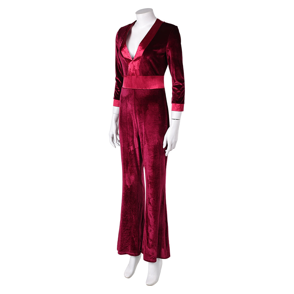 Dispatch (2025) Malevola Red Jumpsuit Full Set Demon Outfits Cosplay Costume