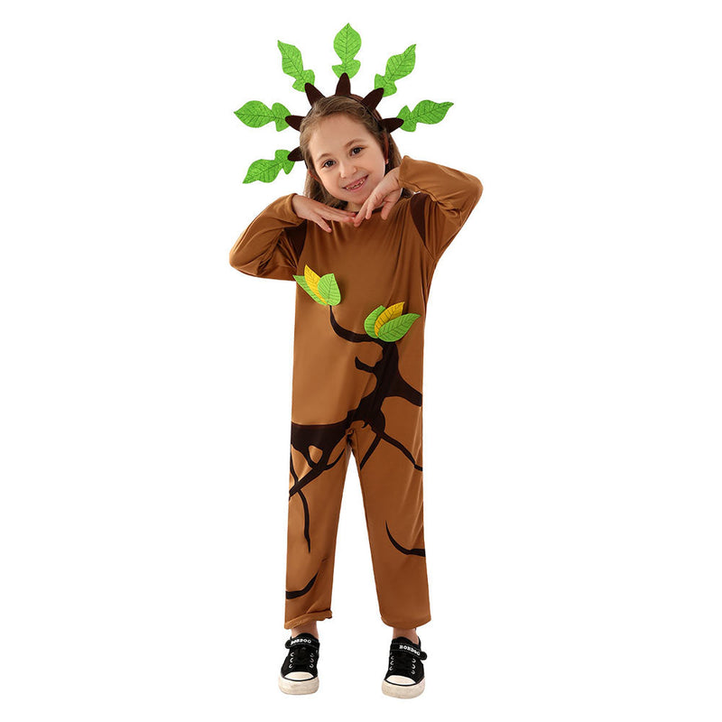 SeeCosplay Easter 2023 Tree Plant Kids Children Cosplay Costume Jumpsuit Outfits Halloween Carnival Suit BoysKidsCostume
