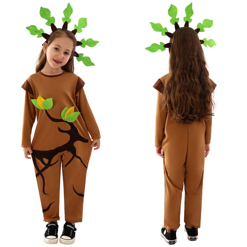 SeeCosplay Easter 2023 Tree Plant Kids Children Cosplay Costume Jumpsuit Outfits Halloween Carnival Suit