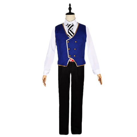 Game Twisted-Wonderland Pomefiore Epel Cosplay Costume White Coat Outfits Halloween Carnival Suit