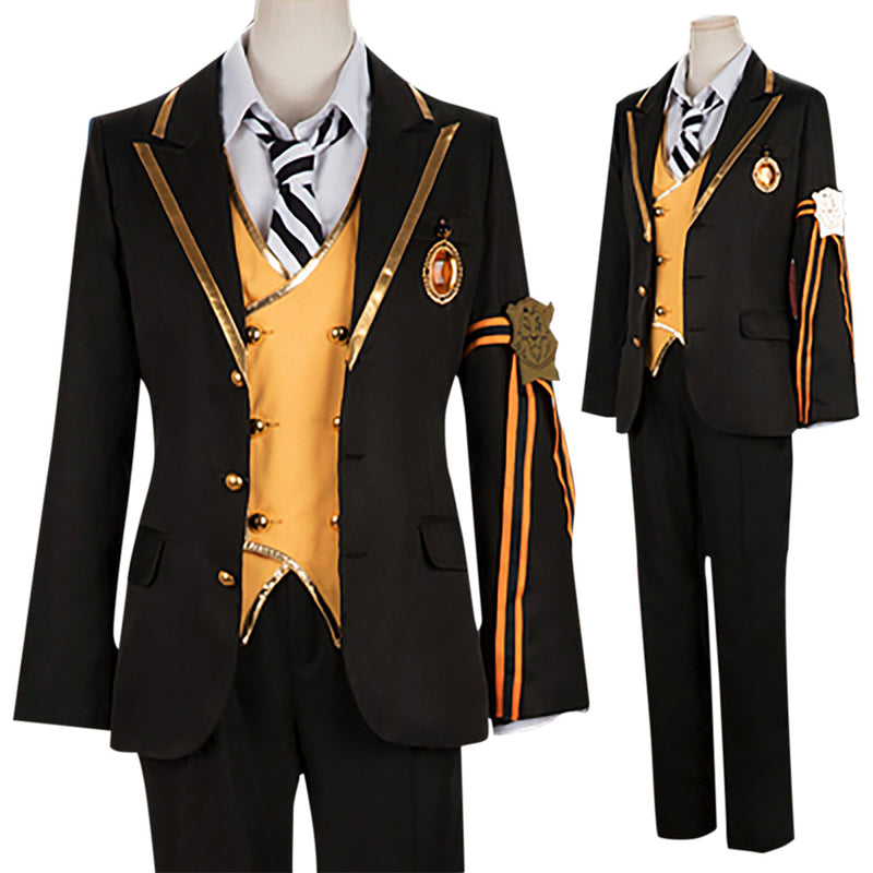 Game Twisted-Wonderland Savanaclaw Ruggie Cosplay Costume White Coat Outfits Halloween Carnival Suit
