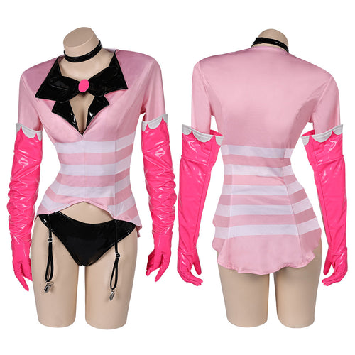 Hazbin Hotel Angel Dust Cosplay Costume For Adult Female Halloween Carnival Suit