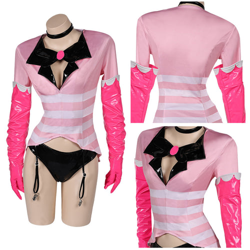 Hazbin Hotel Angel Dust Cosplay Costume For Adult Female Halloween Carnival Suit