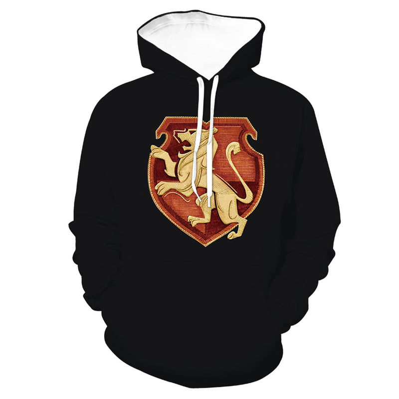 Hogwarts Legacy Gryffindor Cosplay Hoodie 3D Printed Hooded Sweatshirt Men Women Casual Streetwear Pullover