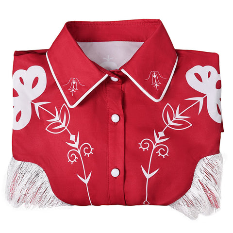 Ken Cosplay Costume Outfits Halloween Carnival Suit Western shirt Red fringed jacket Retro tassels Tassel jacket Barbie