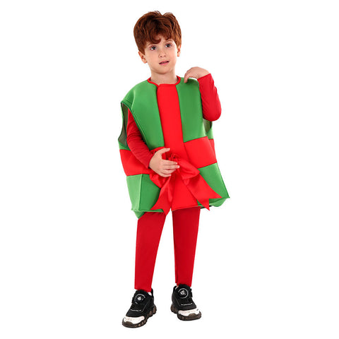 SeeCosplay Kids Children Christmas Gift Cosplay Costume Overclothes Christmas Carnival Suit