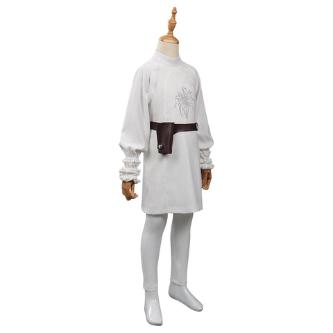 Kids Children Obi-Wan Kenobi -Leia Cosplay Costume Battle Suit Outfits Halloween Carnival Suit