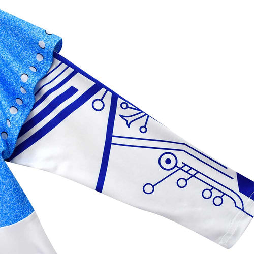 Kids Children Zombie 3 A-Li Cosplay Costume Dress Outfits Halloween Carnival Suit