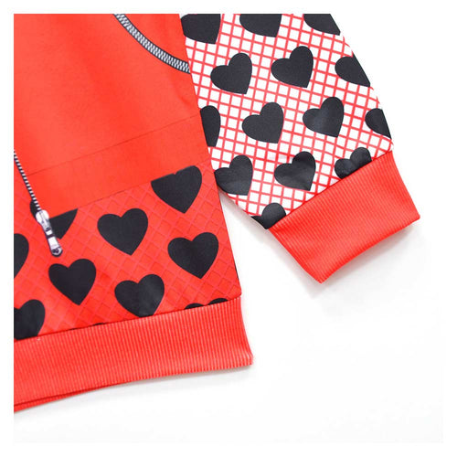 Kids Descendants Red Cosplay Costume Outfits Halloween Carnival Suit