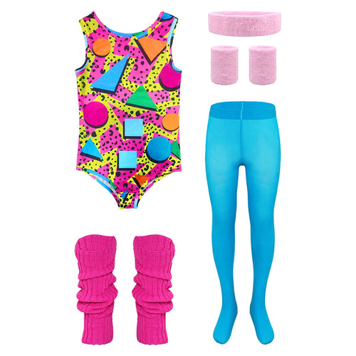 kids Sportswear 80s Cosplay Costume Outfits Halloween Carnival Suit