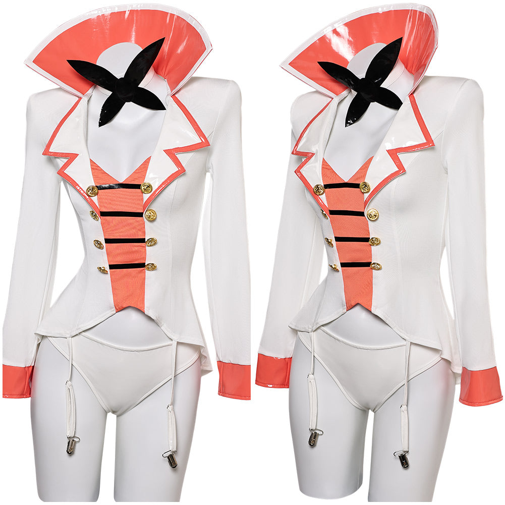 Hazbin Hotel 2 (2025) Lucifer Red Butler Set Outfits Halloween Cosplay Costume
