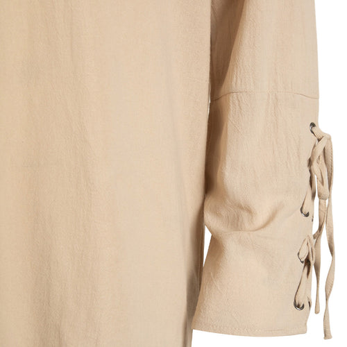 Medieval cotton and linen Shirt Cosplay Costume Outfits Halloween Carnival Suit