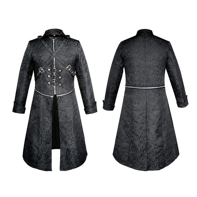 Medieval Gothic Punk Coat Cosplay Costume Outfits Halloween Carnival Party Suit Medieval Gothic Punk Coat Cosplay Costume Outfits Halloween Carnival Party Suit