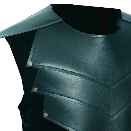 Men\'s Medieval Sleeveless Waistcoats Costume Renaissance Victorian Waistcoats Vests (XL, Black-2)