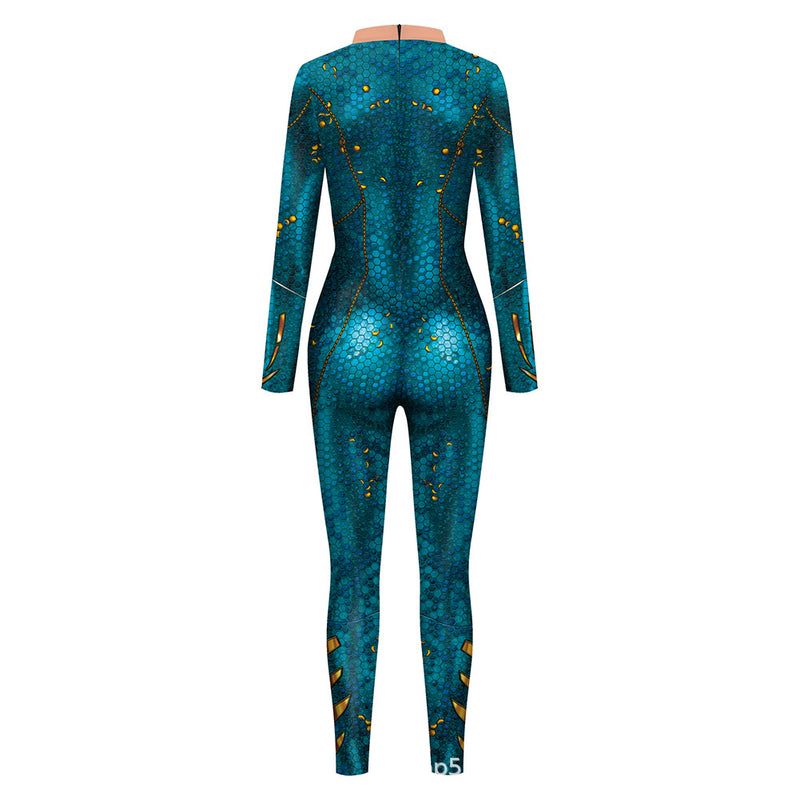 Mera Cosplay Costume Outfits Halloween Carnival Suit