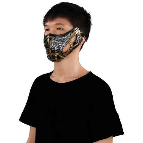 Mortal Kombat -Scorpion  Mask Cosplay Latex Masks Helmet Masquerade Halloween Party Costume Props
