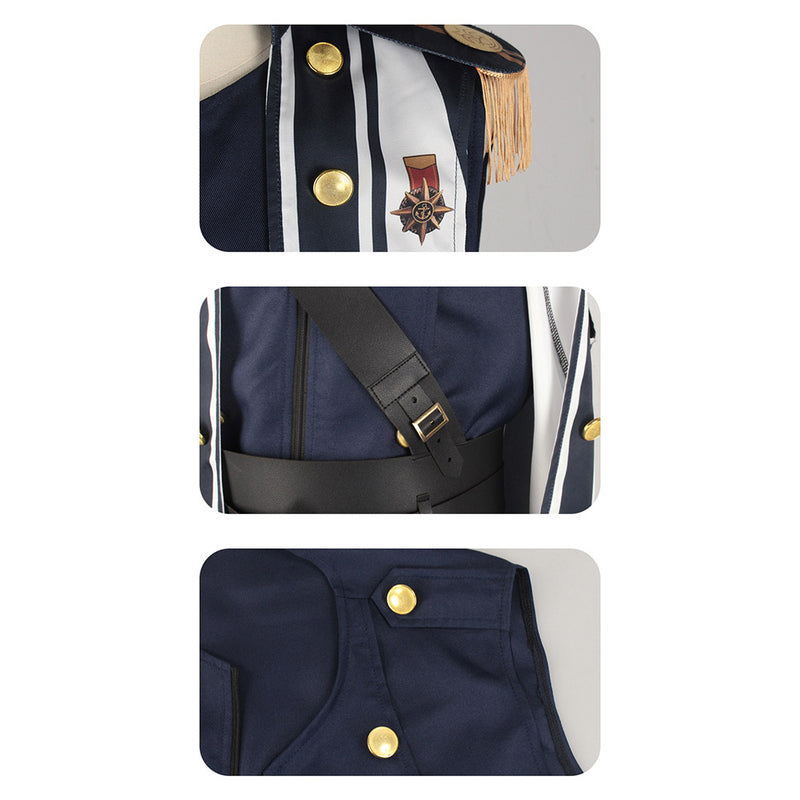 One Piece Morgan Cosplay Costume Outfits Halloween Carnival Suit