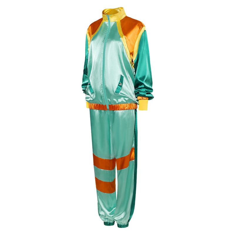 Party Suit Neon Clothes Retro Clothing 80s Costume Cosplay Costume Outfits Halloween Carnival Suit