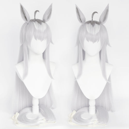 Pretty Derby Oguri Cap Cosplay Wig Heat Resistant Synthetic Hair Carnival Halloween Party Props