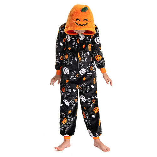 Printed Pumpkin - child animal series onesie - OLAOLA Original designr